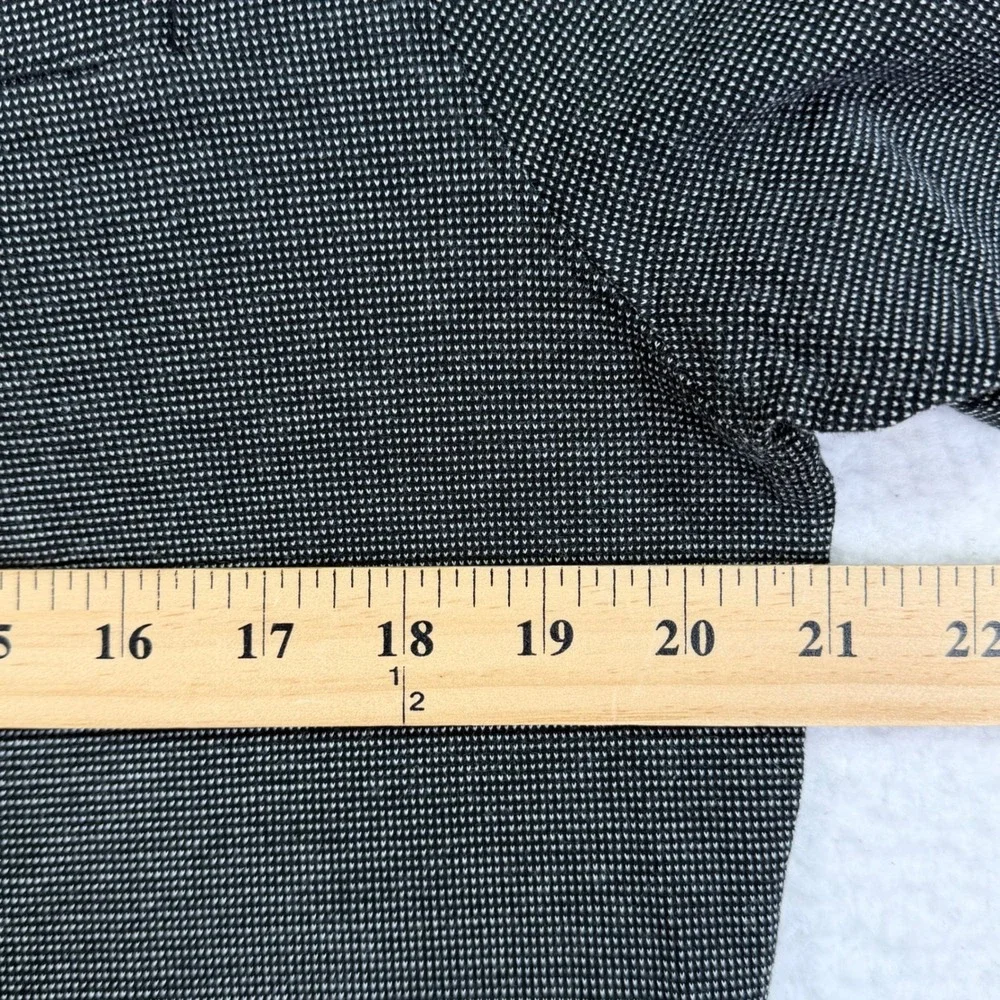 Banana Republic Mens L Dress Polo Shirt Charcoal‎ Gray Textured Dot Pattern